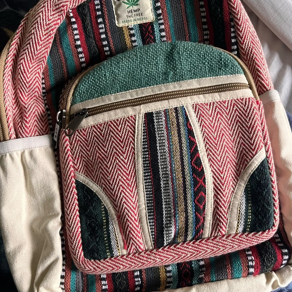 Colorful Patterned Backpack - Picture 4 of 5